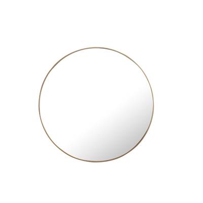 Elegant Eternity Metal Frame Round Mirror 48