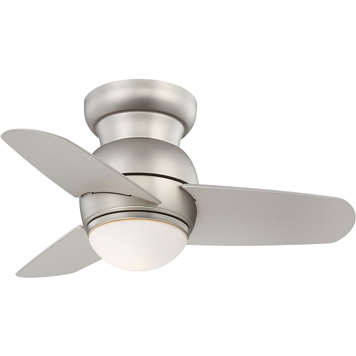 Minka Aire Spacesaver Led 26 Led Ceiling Fan Brushed Steel F510l Bs